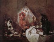 Jean Baptiste Simeon Chardin la raie oil painting reproduction
